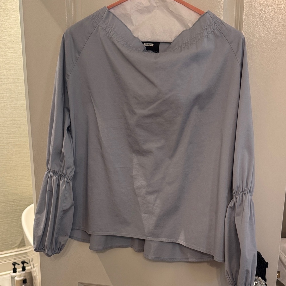 Elegant Blue Women's Top